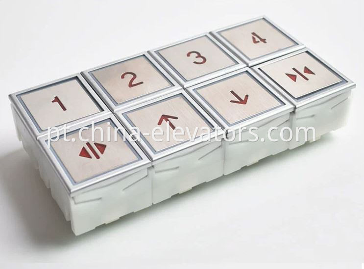 Botão de push da280 para elevadores de Thyssenkrupp 35*35mm DA280 Push Button for ThyssenKrupp Elevators 35*35mm